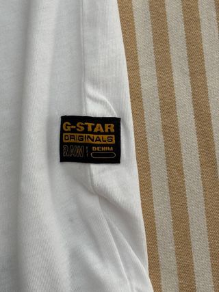 Camiseta G-Star RAW Talla M Blanca