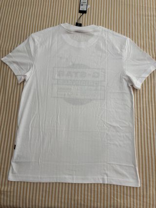 Camiseta G-Star RAW Talla M Blanca