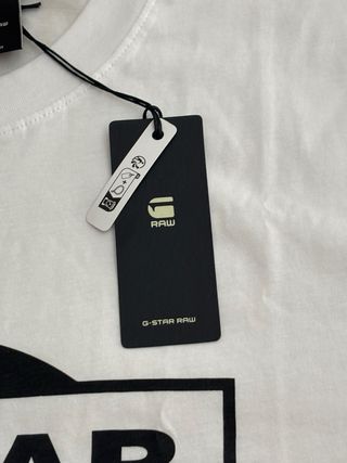 Camiseta G-Star RAW Talla M Blanca