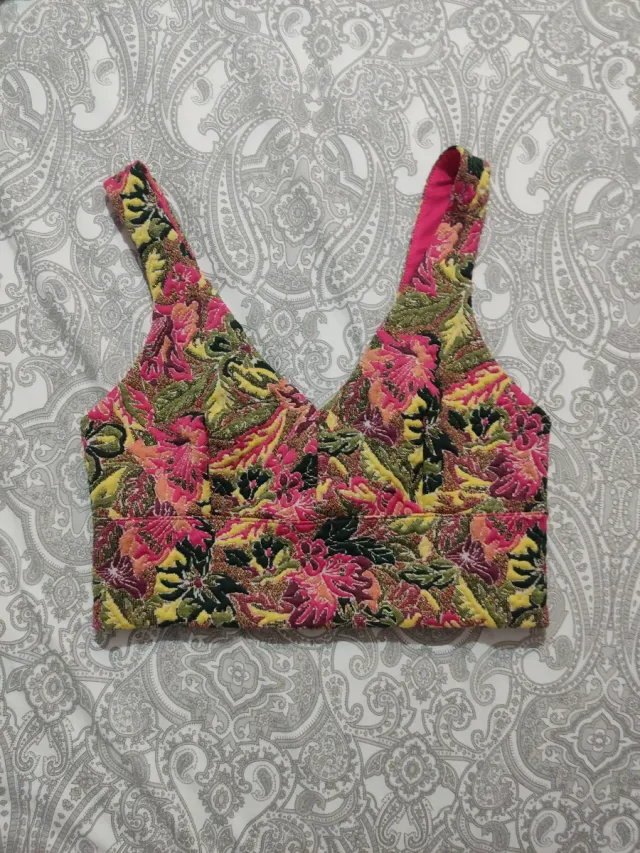 Top estampado MNG floral