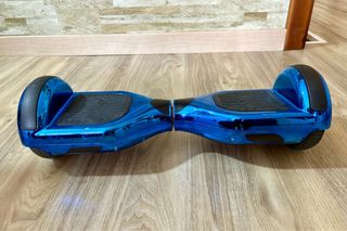 Hoverboard azul metálico con mando