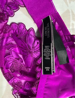 Victoria's Secret sujetador fucsia 34DD/75E/90E