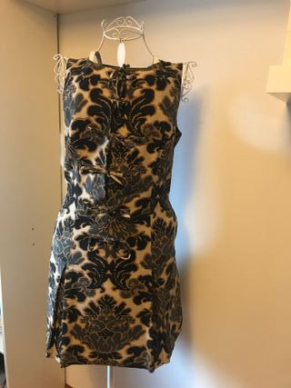 Vestido Hoss Intropia Talla M Estampado