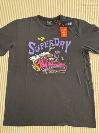 Superdry Camiseta Talla M Estampado Coche