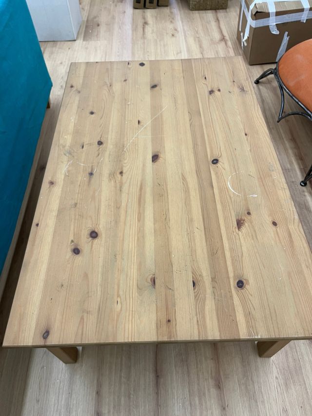 Mesa de centro madera 118x75x47