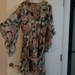 Vestido estampado floral talla única