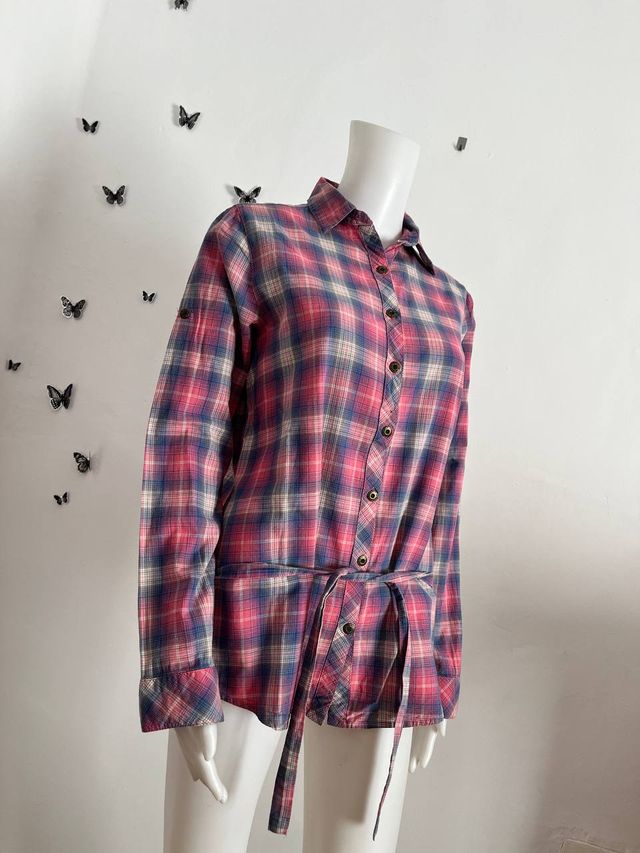 Camisa cuadros mujer Talla M