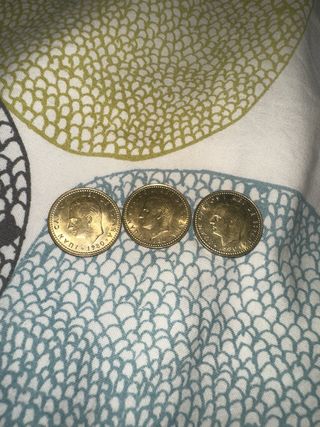 3 Monedas 1 PTA España 1980 82’ 
Mundial 
VALIOSAS