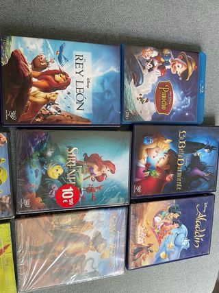 Lote 10 Películas Disney DVD/Blu-ray