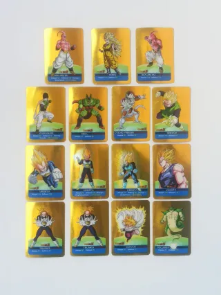 CARTAS DORADAS DRAGON BALL Z SERIE ORO LAMINACARDS