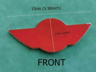 15x6,5cm Emblema Capó Mini Cooper One 