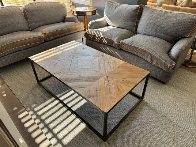 Mesa de centro madera y metal