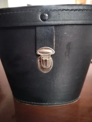 Cannocchiale Samurai in pelle nera