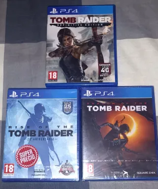 Pack 3 Juegos Tomb Raider PS4