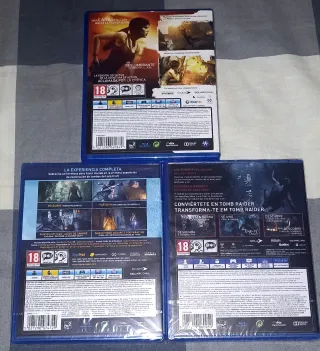 Pack 3 Juegos Tomb Raider PS4