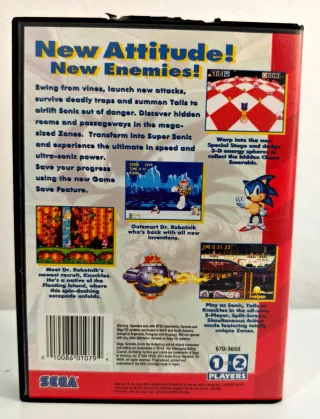 Sonic the Hedgehog 3 Sega Genesis