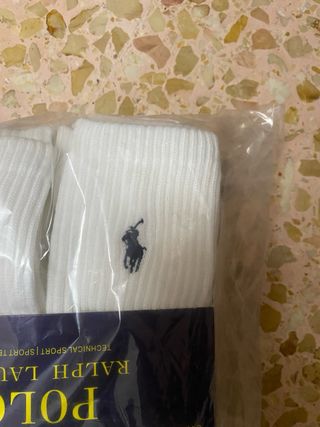 Pack 6 Calcetines Polo Ralph Lauren Blancos