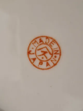 4 Platitos Japoneses Porcelana Antiguos