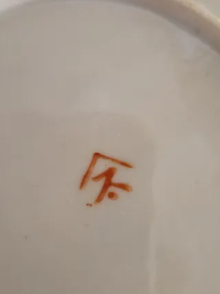 4 Platitos Japoneses Porcelana Antiguos