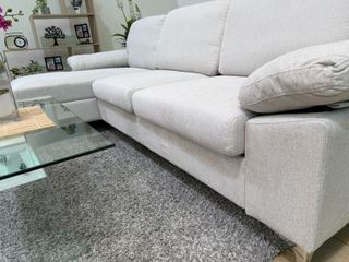 Sofa chaise longue con brazos siesta