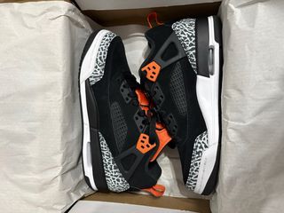 Jordan Spizike Low GS Negro Naranja