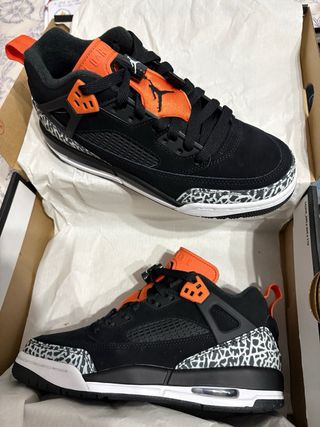 Jordan Spizike Low GS Negro Naranja