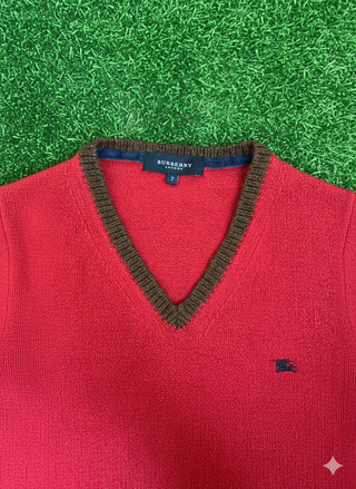 Chaleco Burberry Rojo Talla M