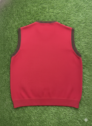 Chaleco Burberry Rojo Talla M