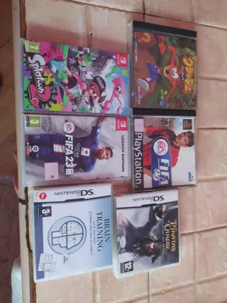 Lote Videojuegos Nintendo Switch y DS