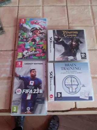 Lote Videojuegos Nintendo Switch y DS