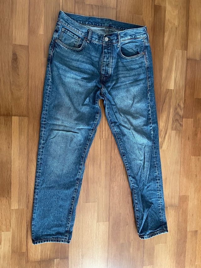 Calças de ganga homem azuis