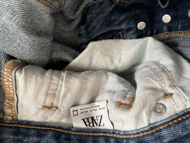 Calças de ganga homem azuis