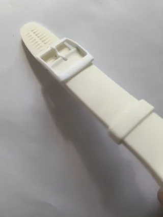 Correa Swatch 19 mm Blanca para varios modelos.