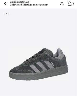 Zapatillas Adidas Samba Grises