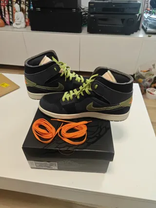 Jordan 1 Mid SE Craft Anthracite/Sky Olive