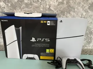 PS5 Slim Blanca con Mando