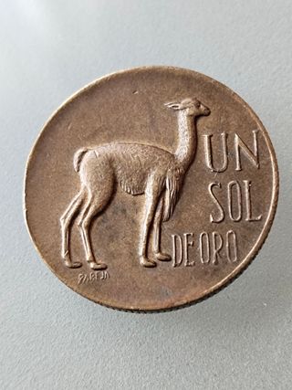 Moneda 1 Sol de Oro Perú 1968