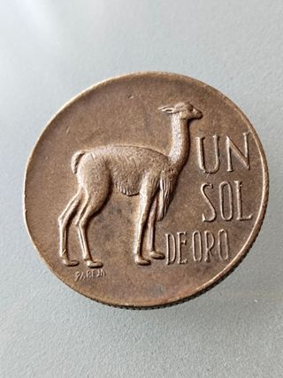 Moneda 1 Sol de Oro Perú 1968