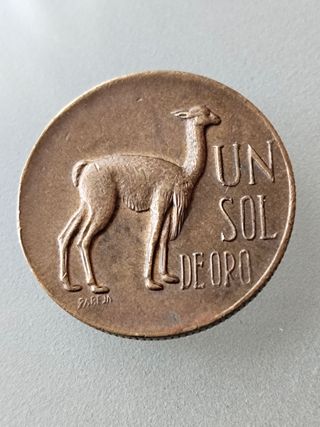 Moneda 1 Sol de Oro Perú 1968