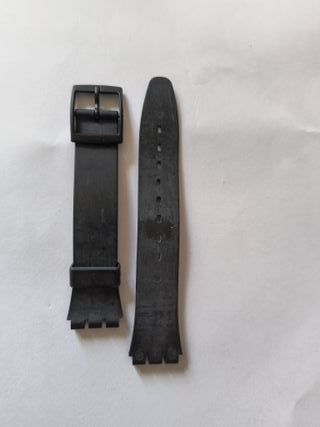 Correa Swatch 17mm Negra