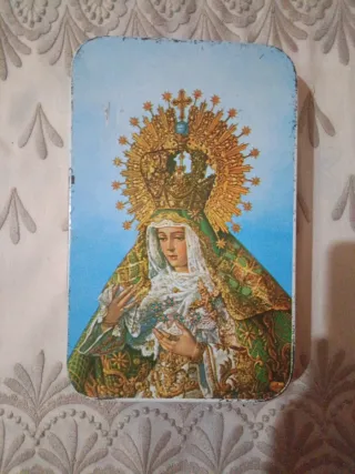Antigua lata Virgen Macarena  Membrillo 