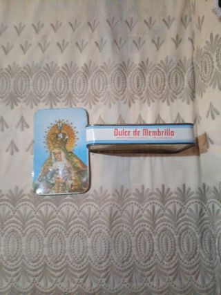 Antigua lata Virgen Macarena  Membrillo 