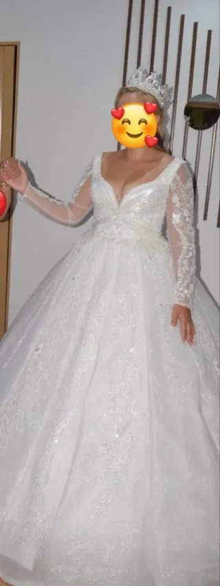 Vestido de novia gitana velo, complementos,abanico