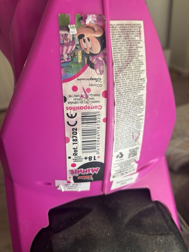 Moto Minnie para niña 18 meses - 4 años