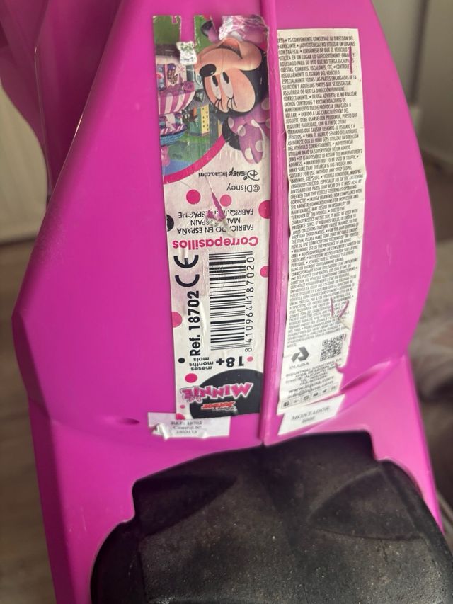 Moto Minnie para niña 18 meses - 4 años