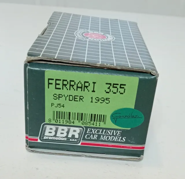 MAQUETA BBR FERRARI 355 SPYDER 1995 1:43