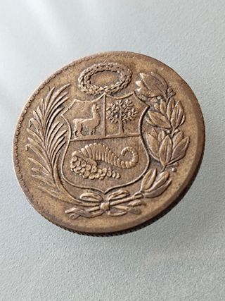 1/2 Sol Perú 1946 Moneda Antigua