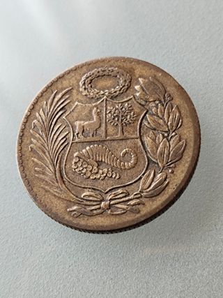 1/2 Sol Perú 1946 Moneda Antigua