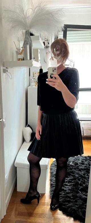 Vestido negro de Rinascimento talla M