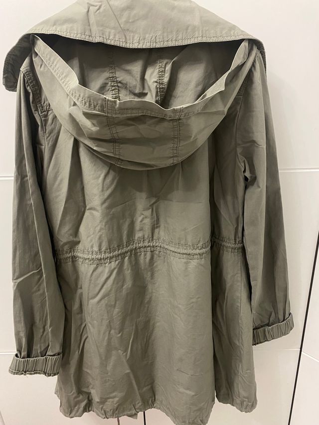 Chaqueta tipo blusa DENIM&CO verde oliva